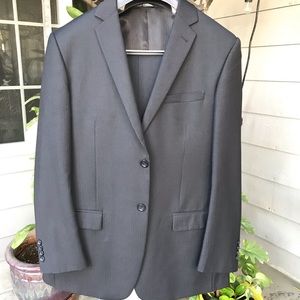 Cavalleli black pinstripe 2 piece suit